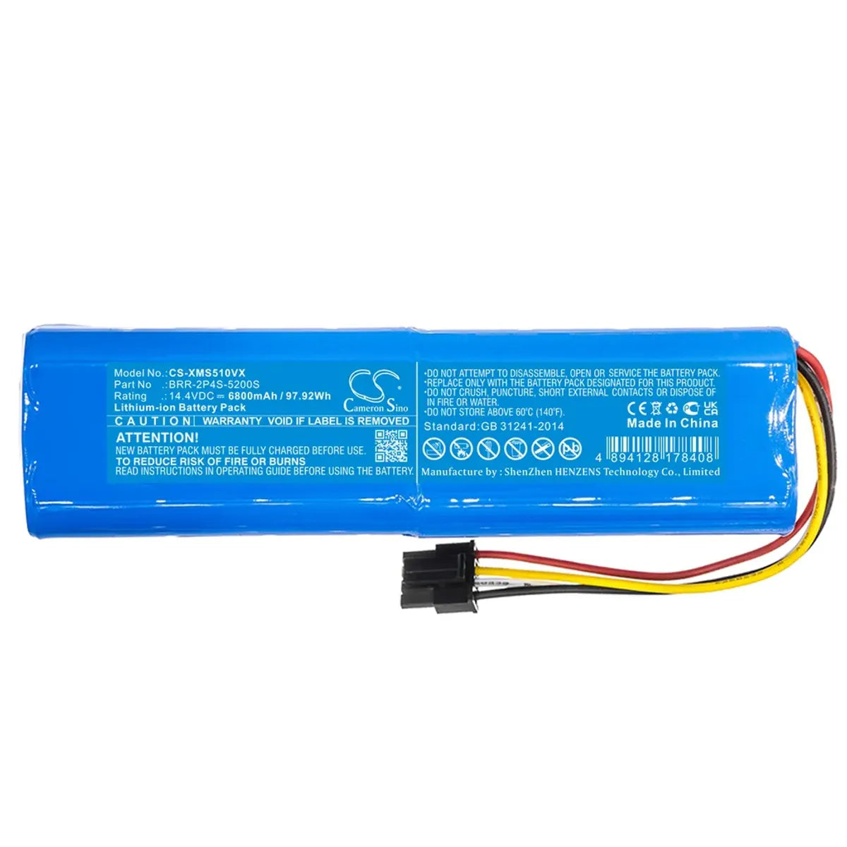 Batteri til Dreame / Roborock / Xiaomi robotstøvsuger – 14.4V 6800mAh