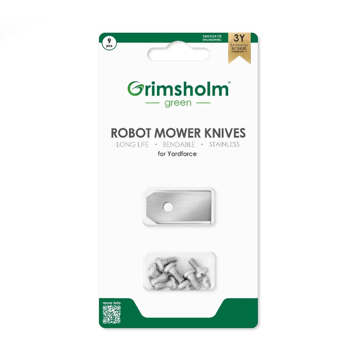 Grimsholm kniver til Yardforce 9 stk