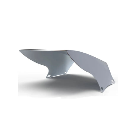 Værbeskyttelse til robotgressklipper i aluminium composite.