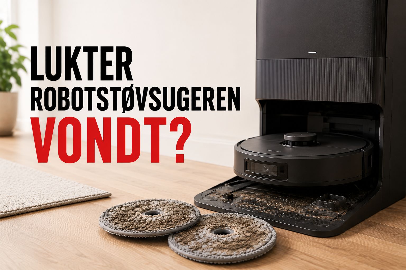 Hvorfor lukter robotstøvsugeren vondt? Slik fjerner du lukten