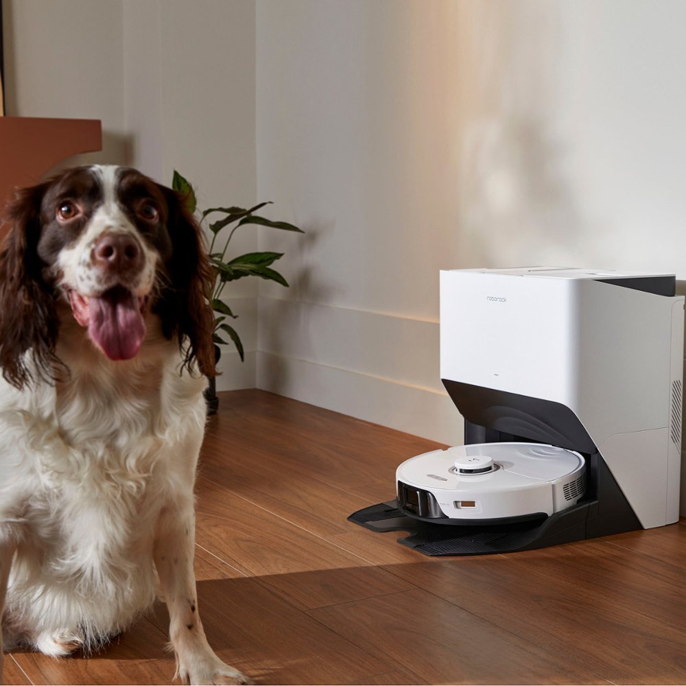 robotstøvsuger med mopp